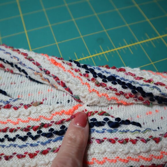 Anthropologie Postmark Sweater Womens M Quiet Luxury Eclectic Vintage-Inspired - Picture 9 of 11